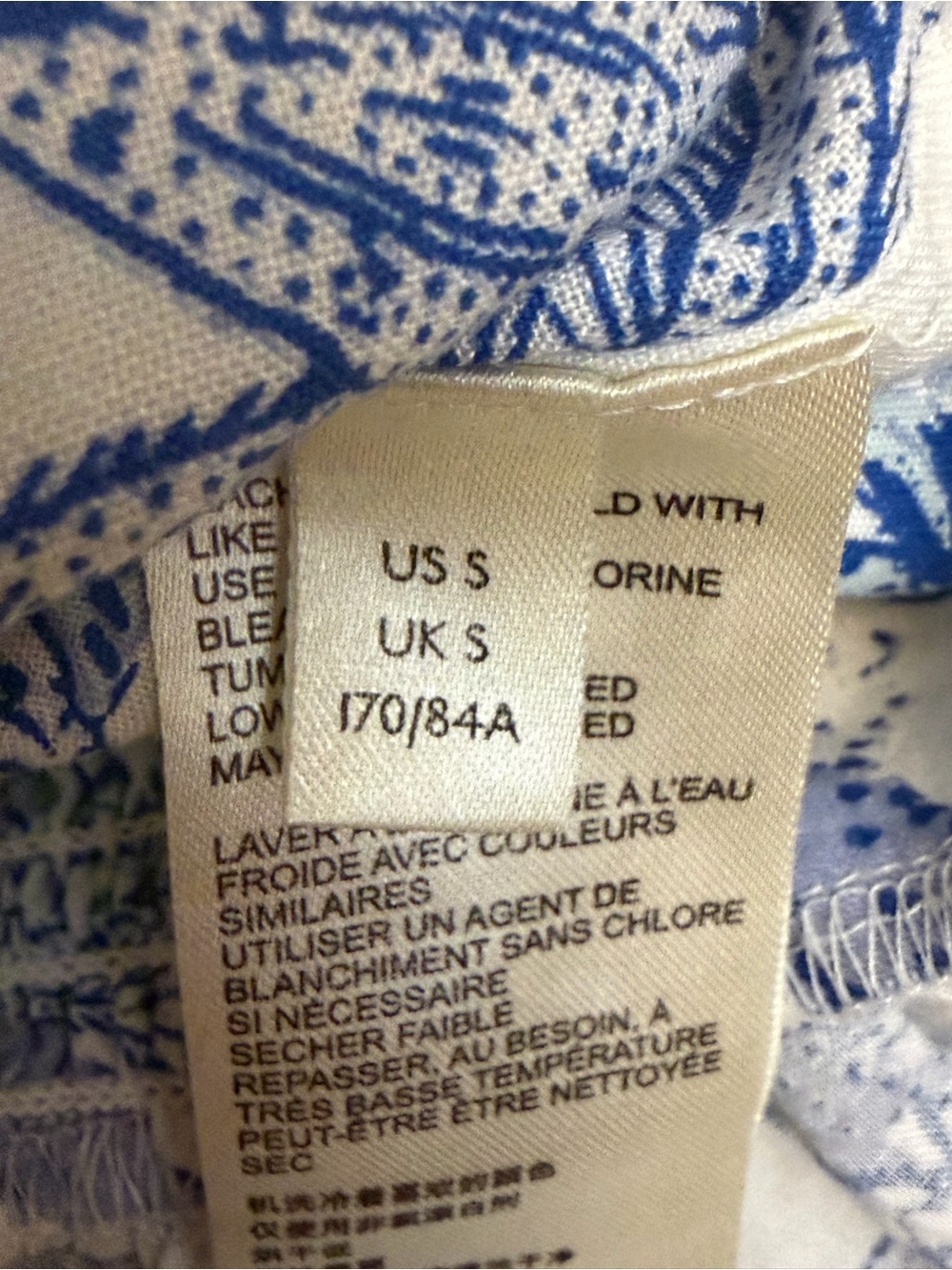 Urban Outfitters Blue & White Floral Lace-Trim Bustier Tank - Picture 7 of 8